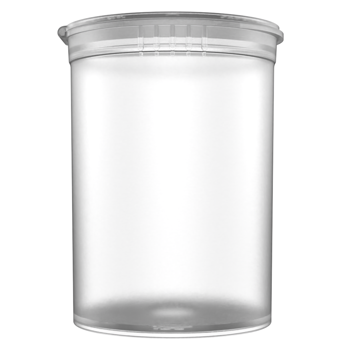 30 Dram Child Resistant Pop-Top Containers (160 qty) — Translucent Clear