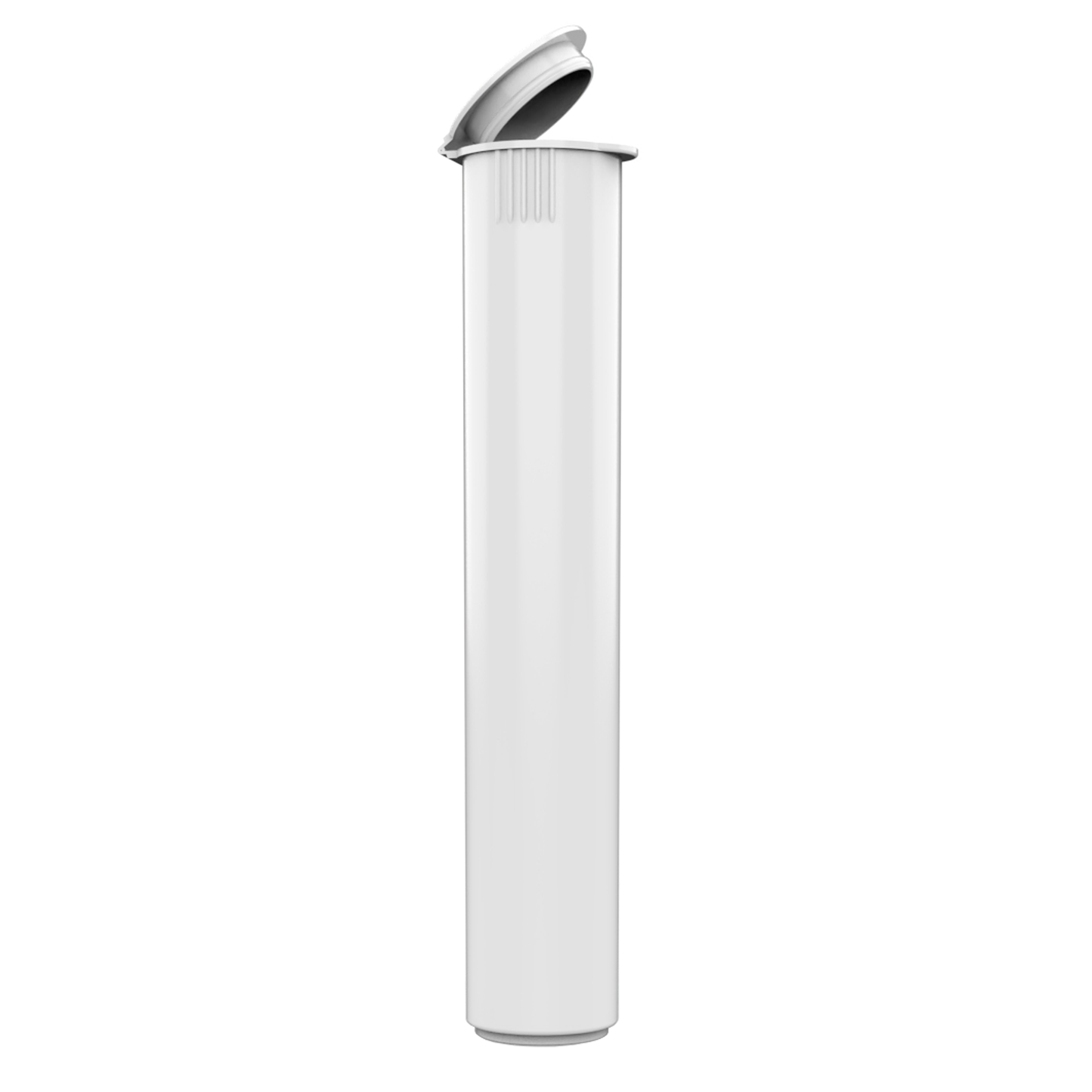 80mm Vape Cartridge Tubes Child Resistant — Pop Top (1150 qty) — White