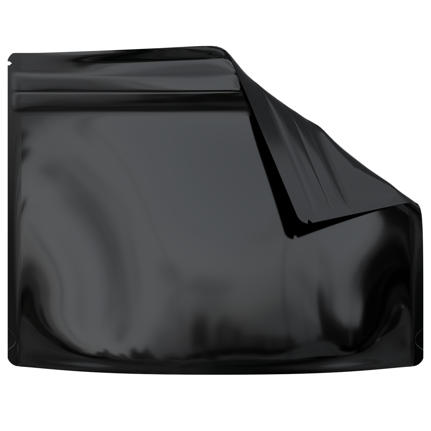 Large 12x9" CR Gusset Bags (800 qty) — Gloss Black
