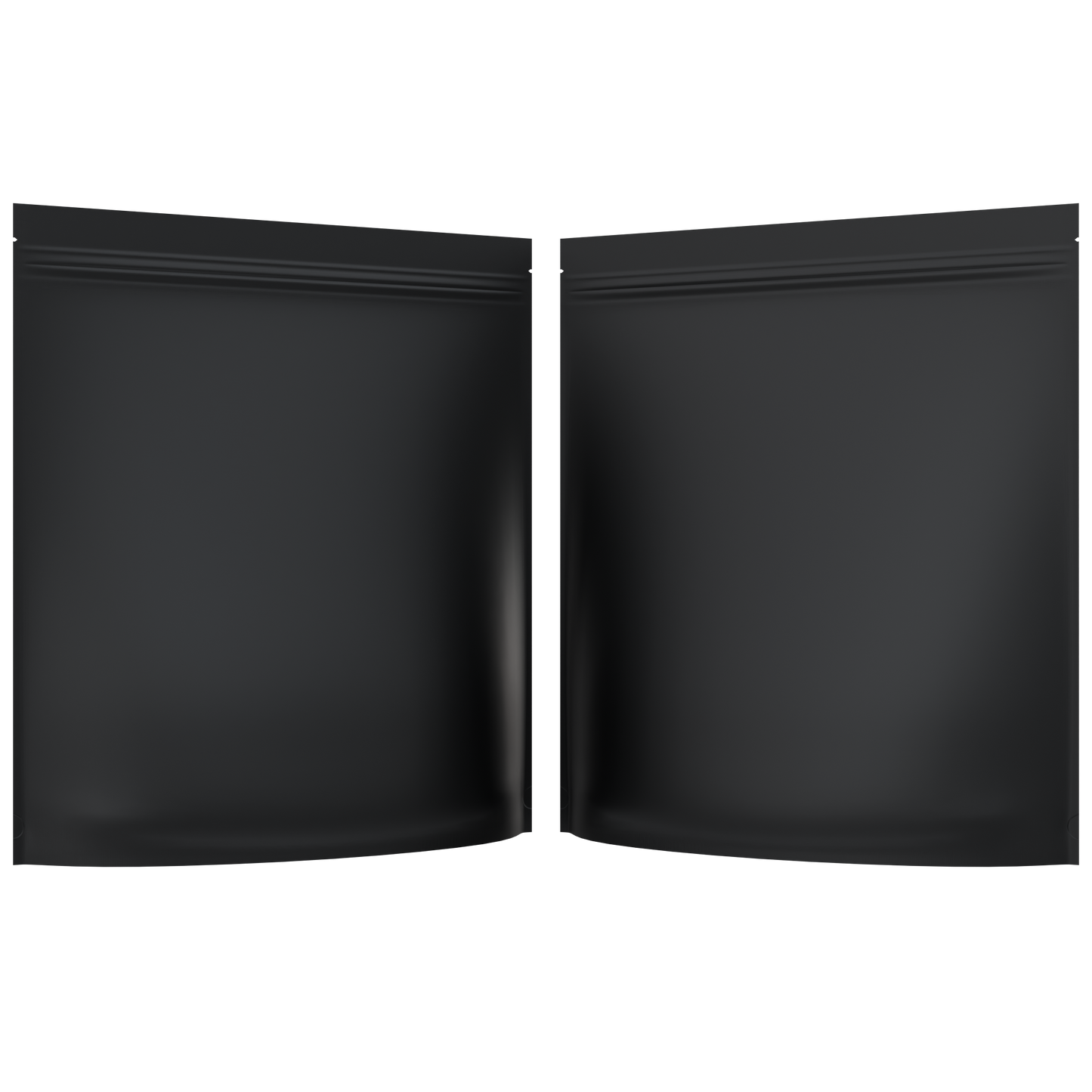 Mylar Bags 2 LB Grower Mylar Bags (10 qty) — Matte Black / Matte Black