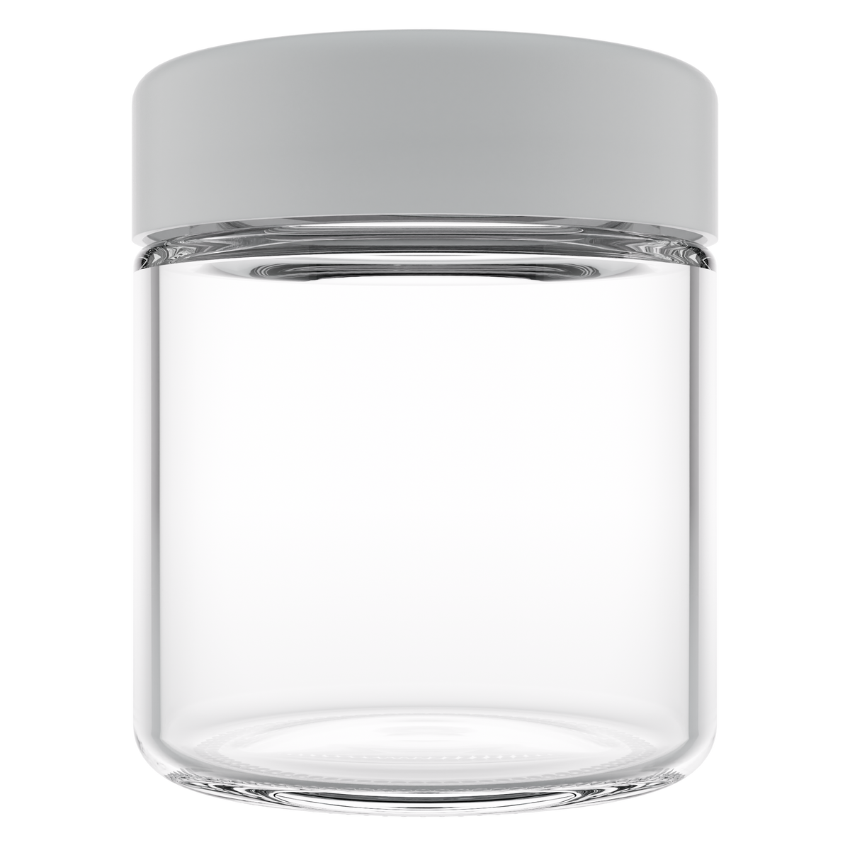Child Resistant Glass Jar — 3 Oz (150 qty) — Black Cap