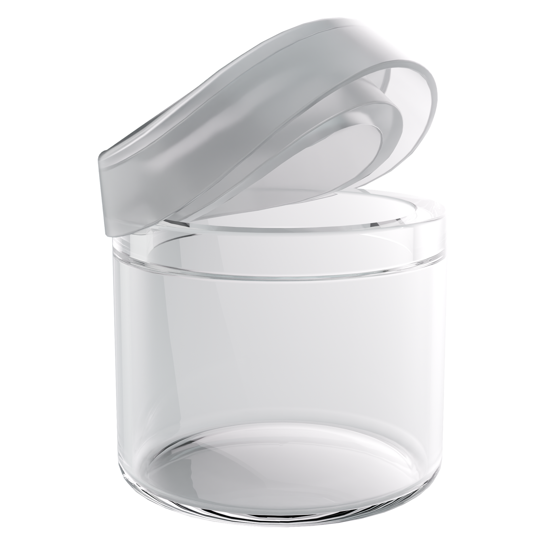 Glass Concentrate Jar — 6ML (360 qty) — Clear Cap