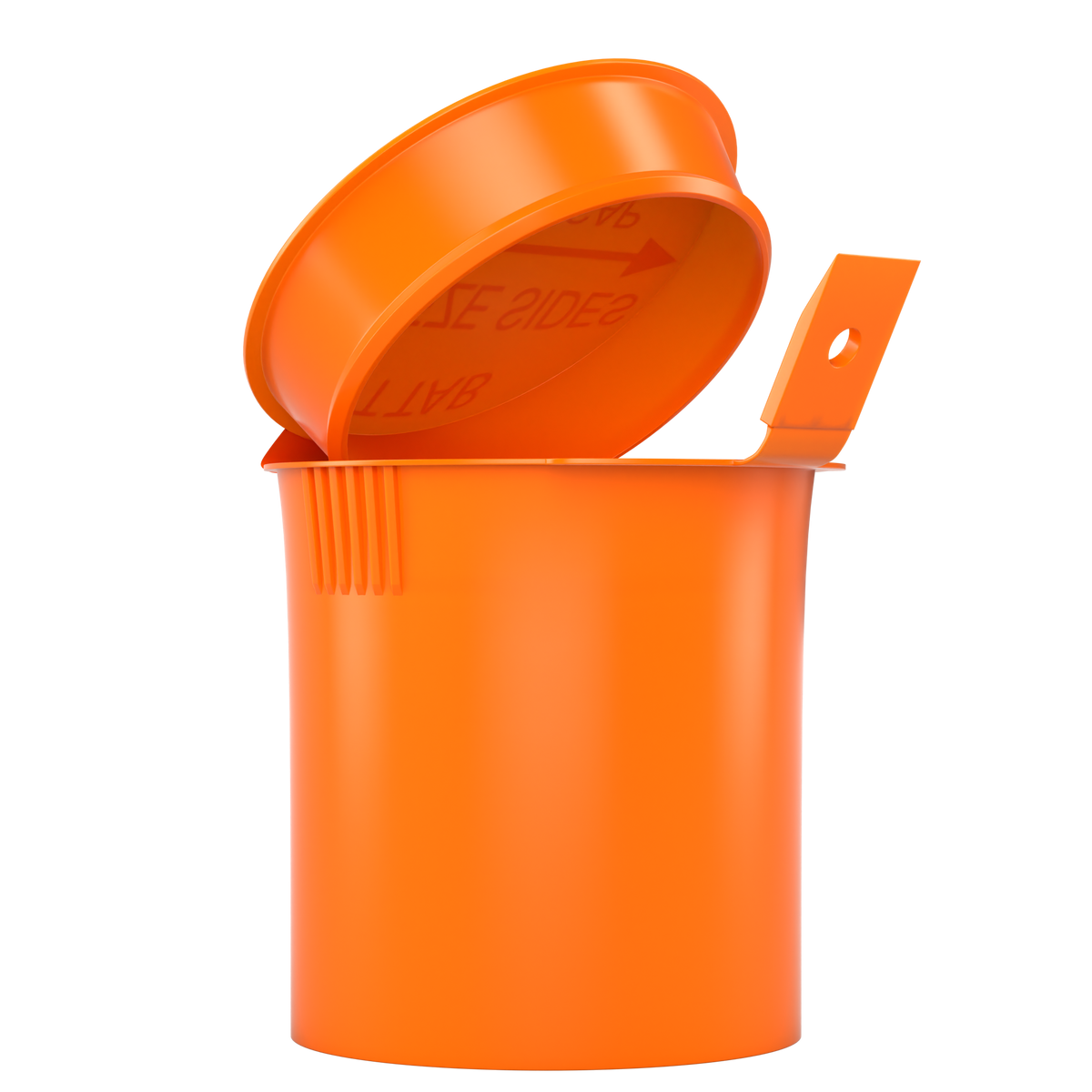 6 Dram Child Resistant Pop-Top Containers (300 qty) — Orange