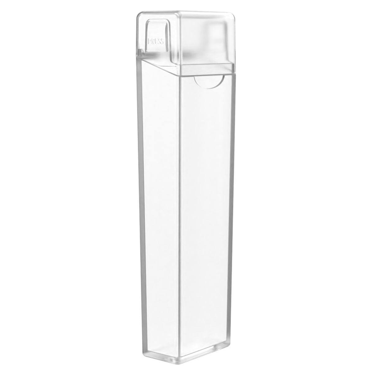 116 MM CR Hinge-Top Box - Pinch N Flip (200 qty) — Clear