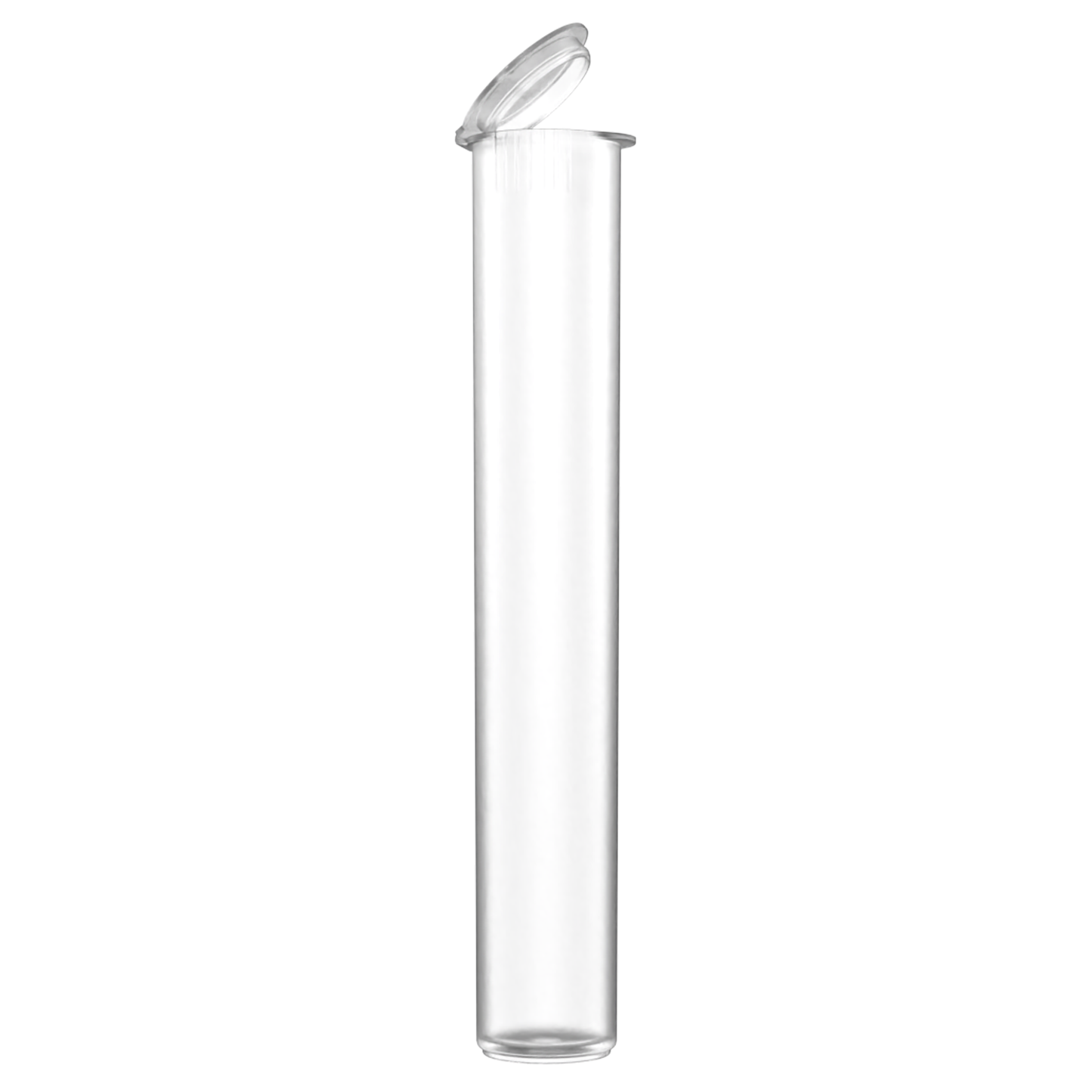 116mm CR Slim Tubes — Closed Lid (500 qty) — Clear