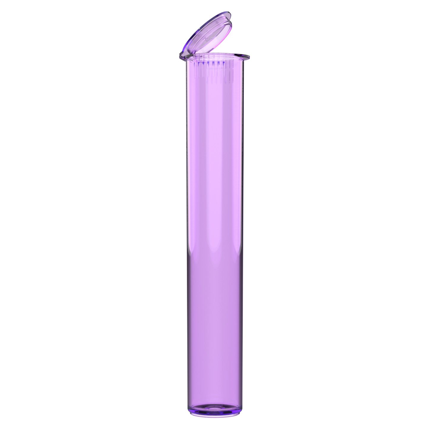 116mm CR Slim Tubes — Closed Lid (500 qty) — Translucent Purple