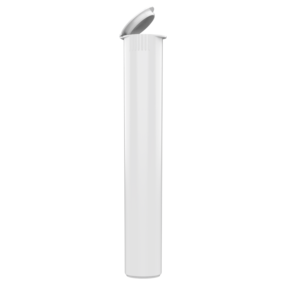 116mm CR Slim Tubes — Open Lid (500 qty) — White