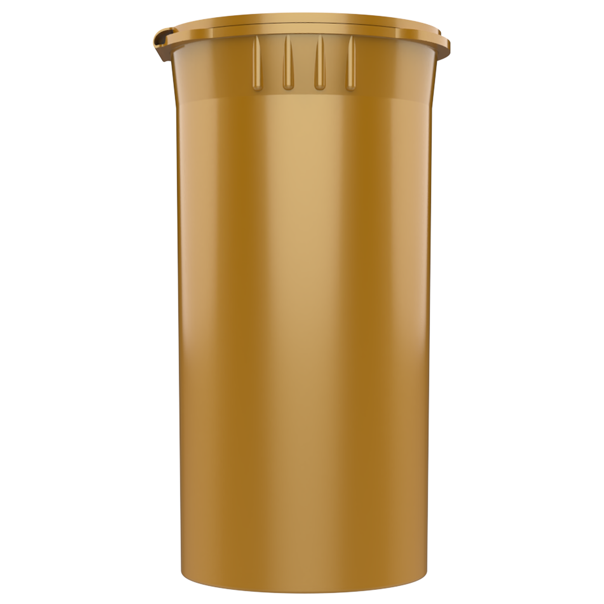 13 Dram Child Resistant Pop-Top Containers (315 qty) — Opaque Gold