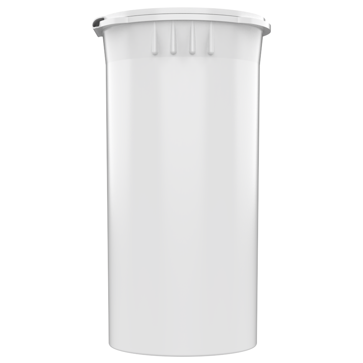 13 Dram Child Resistant Pop-Top Containers (315 qty) — Opaque White
