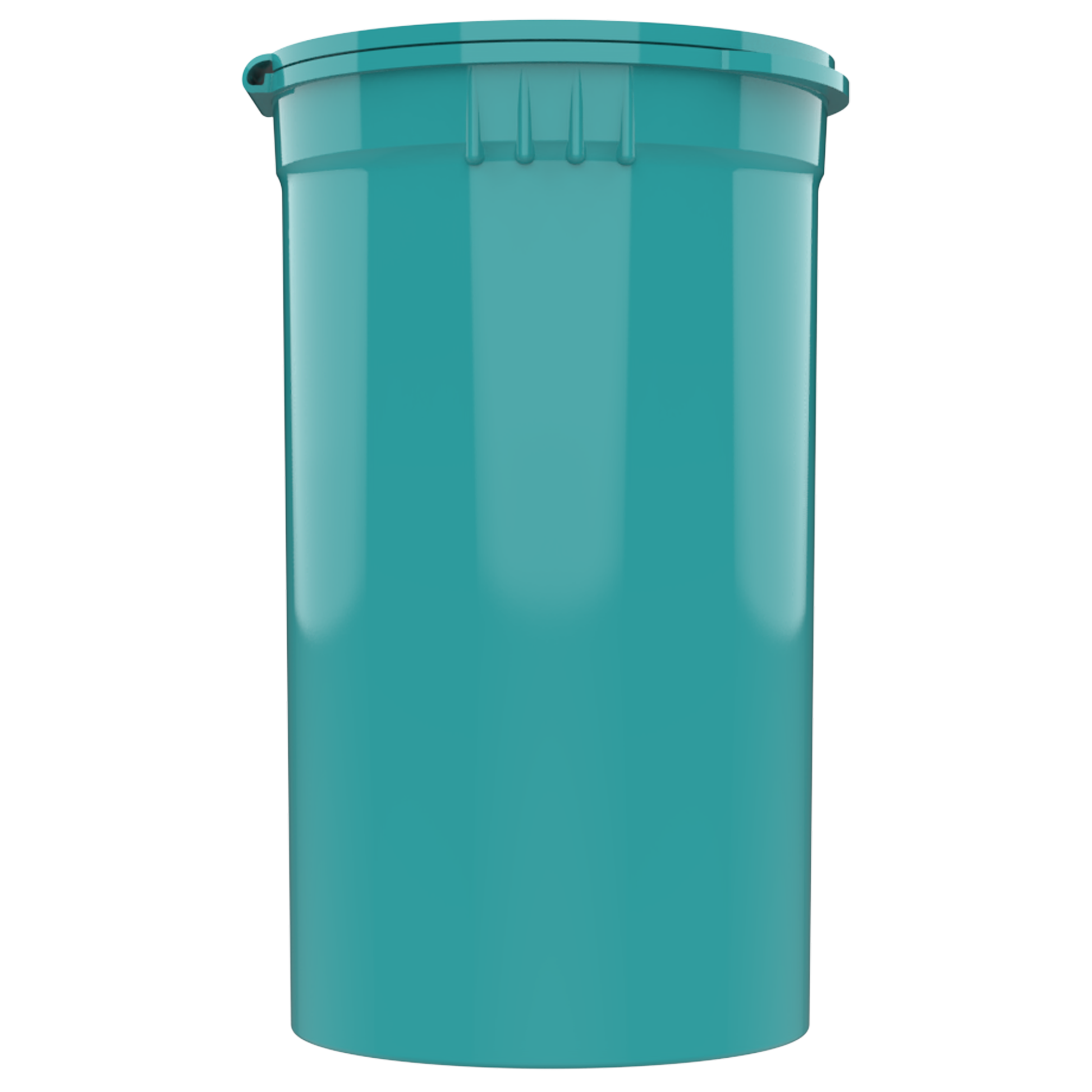 19 Dram Child Resistant Pop-Top Containers (225 qty) — Opaque Aqua