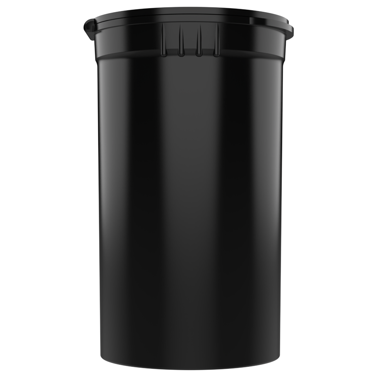 19 Dram Child Resistant Pop-Top Containers (225 qty) — Black Recycled Ocean Plastic PCR