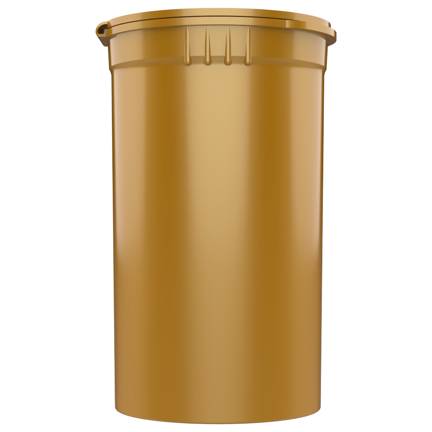 19 Dram Child Resistant Pop-Top Containers (225 qty) — Opaque Gold