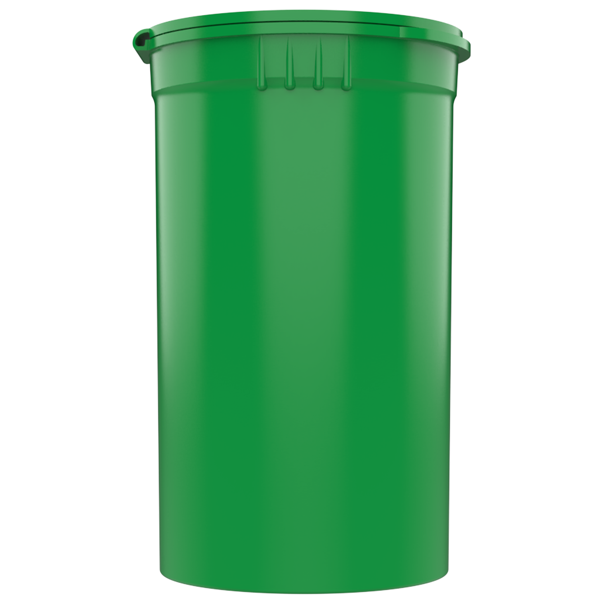 19 Dram Child Resistant Pop-Top Containers (225 qty) — Opaque Green