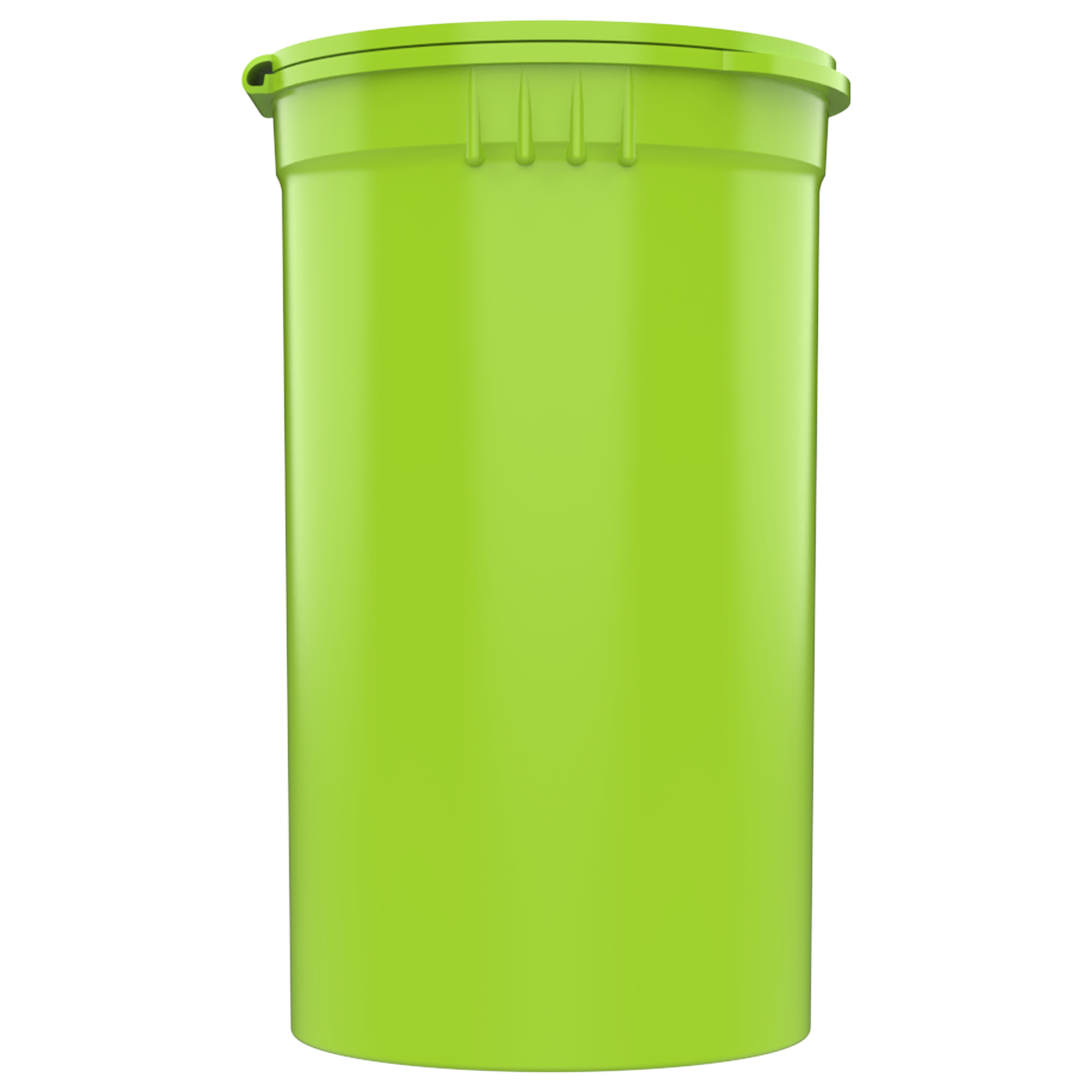 19 Dram Child Resistant Pop-Top Containers (225 qty) — Lime Green Highlighter