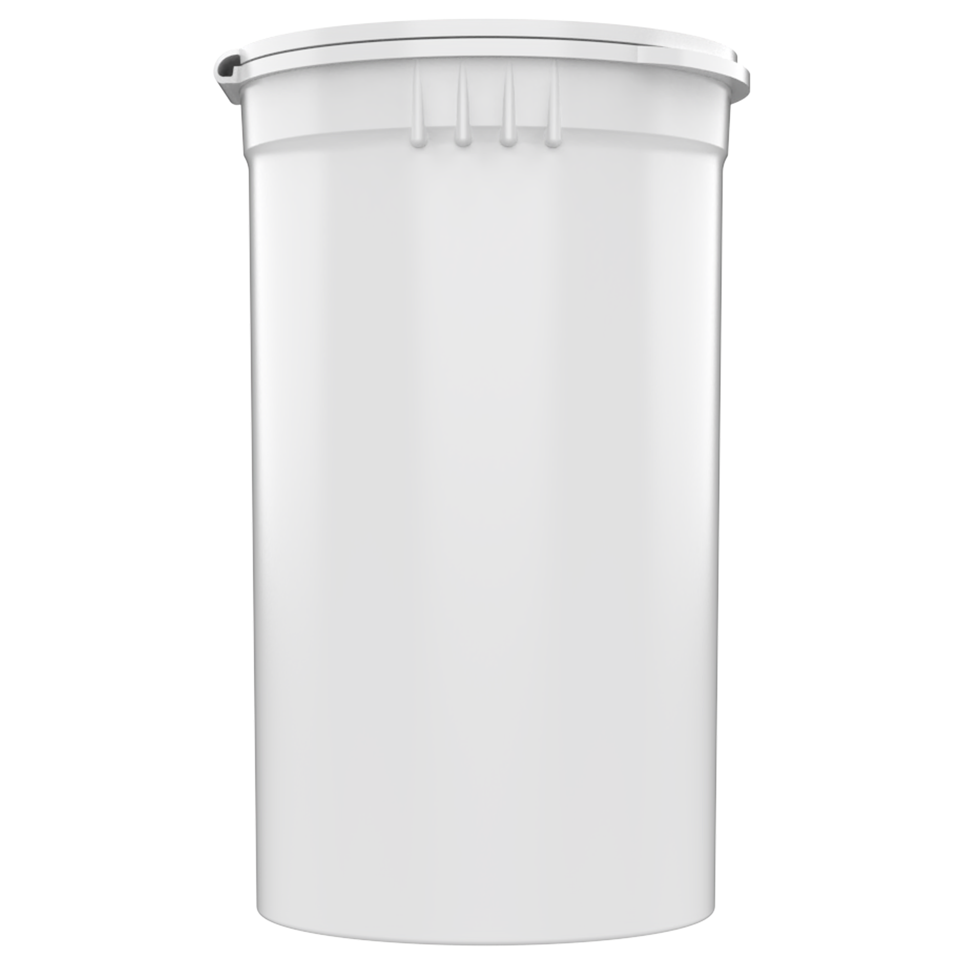 19 Dram Child Resistant Pop-Top Containers (225 qty) — Opaque White
