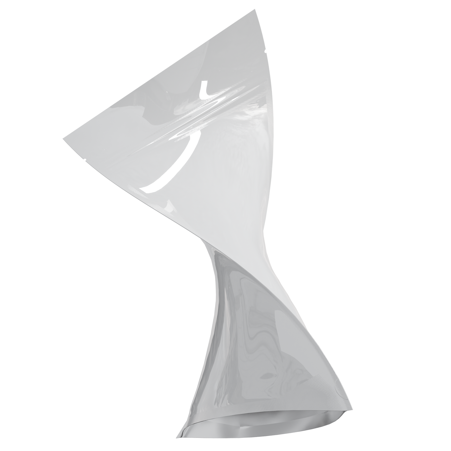 1 Ounce Mylar Bags (1000 qty) — Gloss White & Gloss White