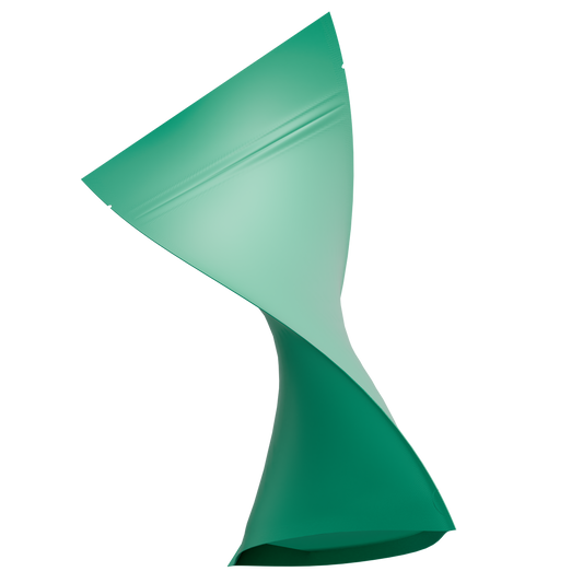 1 Ounce Mylar Bags (1000 qty) — Matte Mint Green & Matte Mint Green