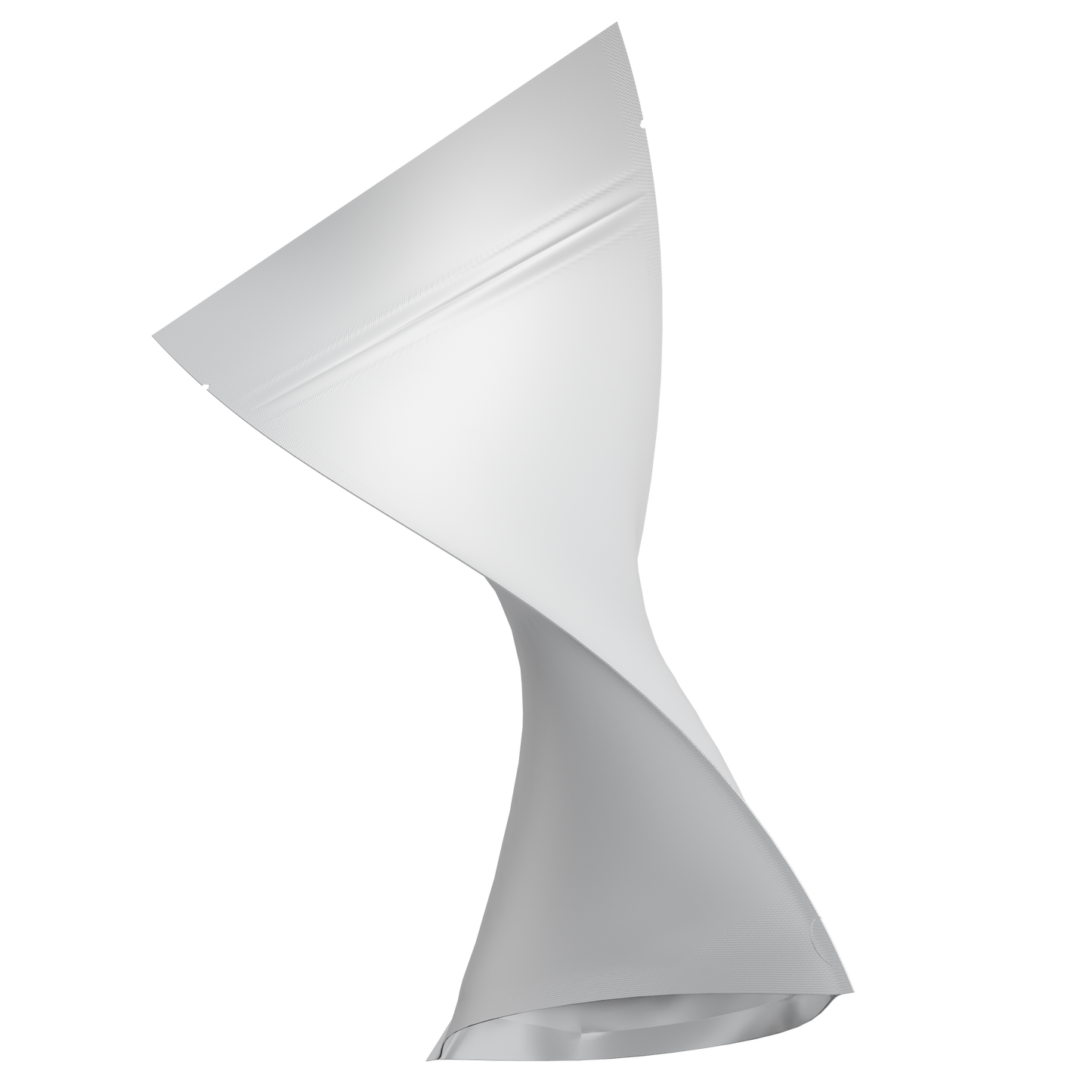 1 Ounce Mylar Bags (1000 qty) — Matte White & Matte White