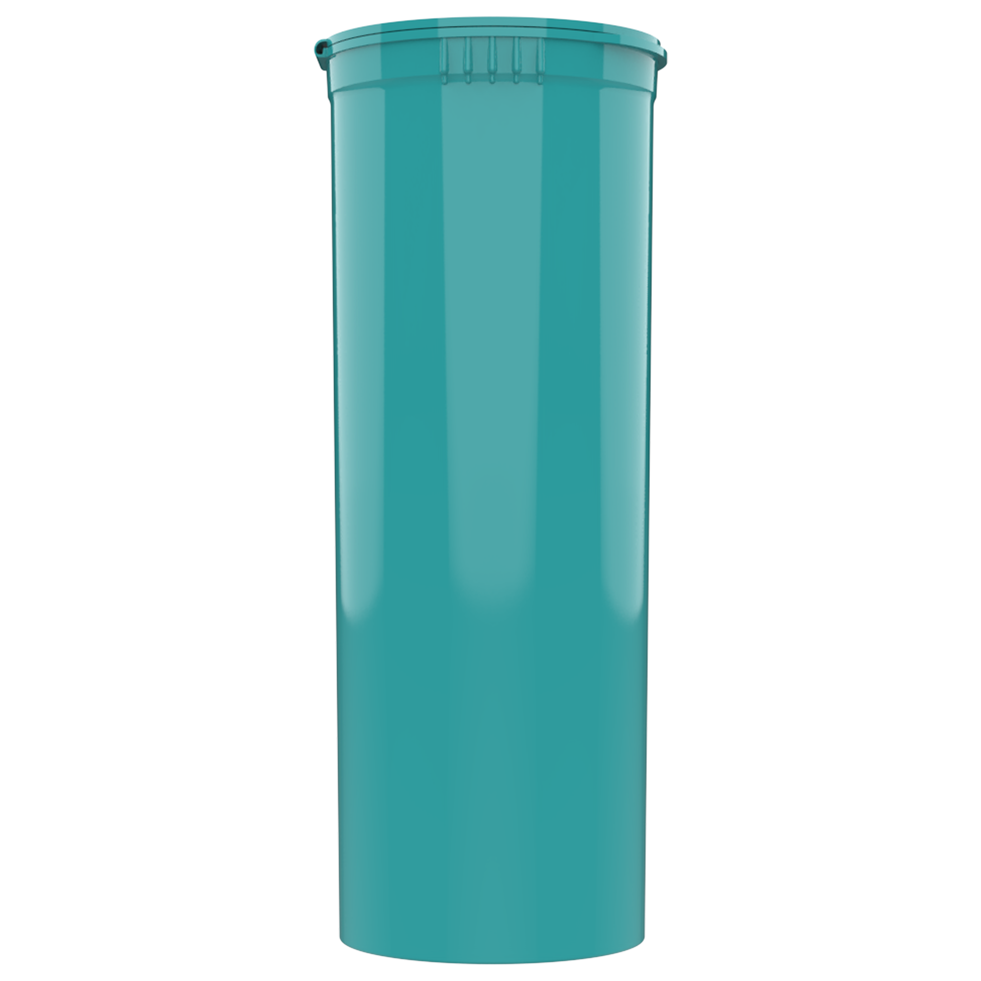 60 Dram Child Resistant Pop-Top Containers (75 qty) — Opaque Aqua