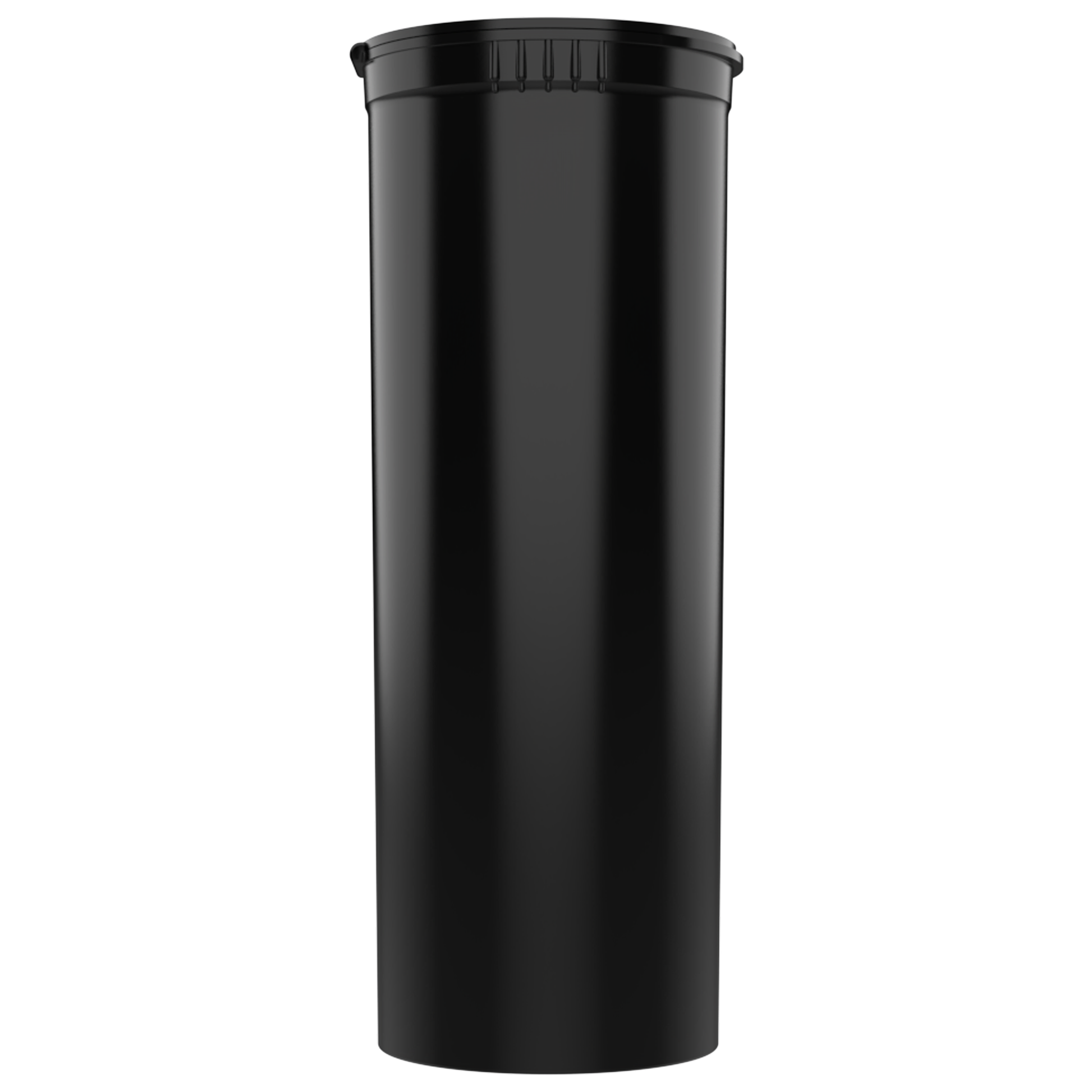 60 Dram Child Resistant Pop-Top Containers (75 qty) — Black Recycled Ocean Plastic PCR