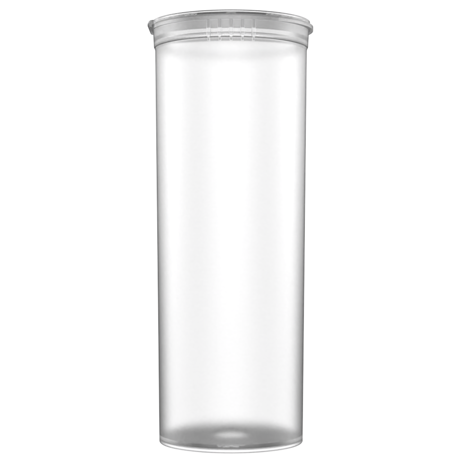 60 Dram Child Resistant Pop-Top Containers (75 qty) — Translucent Clear