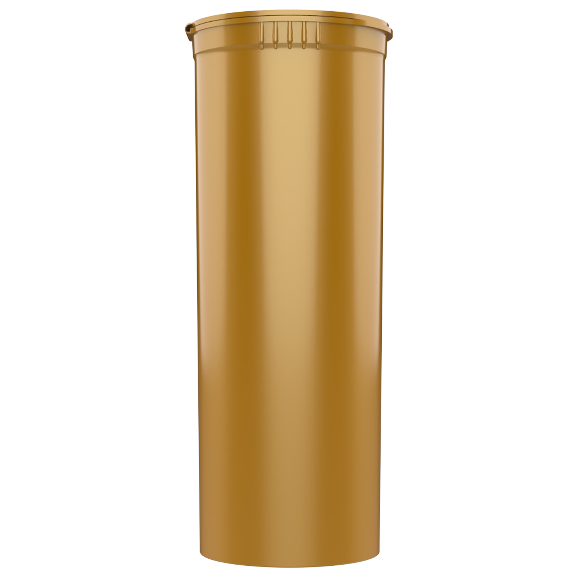 60 Dram Child Resistant Pop-Top Containers (75 qty) — Opaque Gold