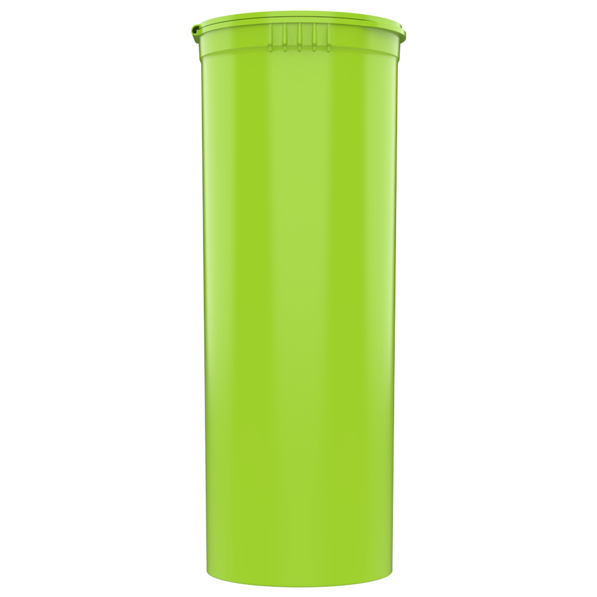60 Dram Child Resistant Pop-Top Containers (75 qty) — Lime Green Highlighter