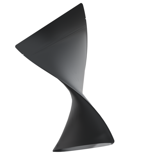 1 Ounce Mylar Bags (1000 qty) — Matte Black & Matte Black