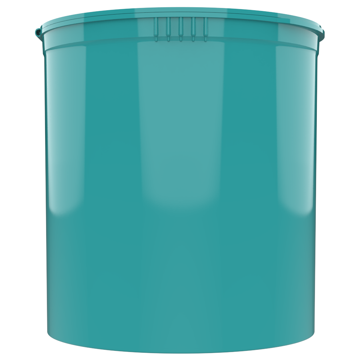 90 Dram Child Resistant Pop-Top Containers (60 qty) — Opaque Aqua