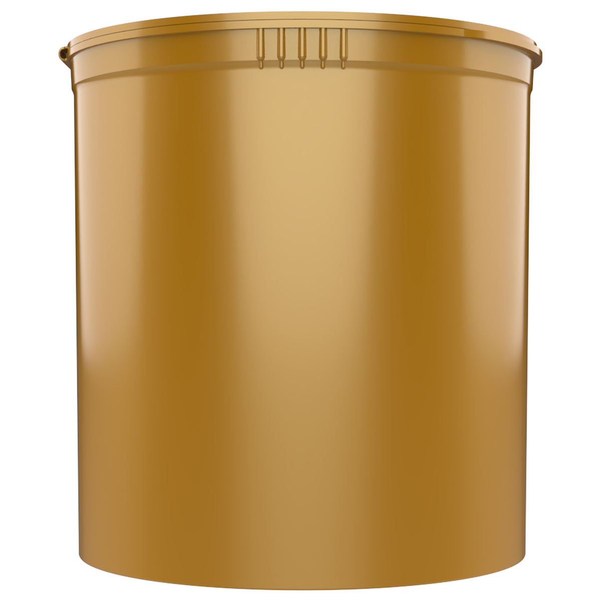 90 Dram Child Resistant Pop-Top Containers (60 qty) — Opaque Gold