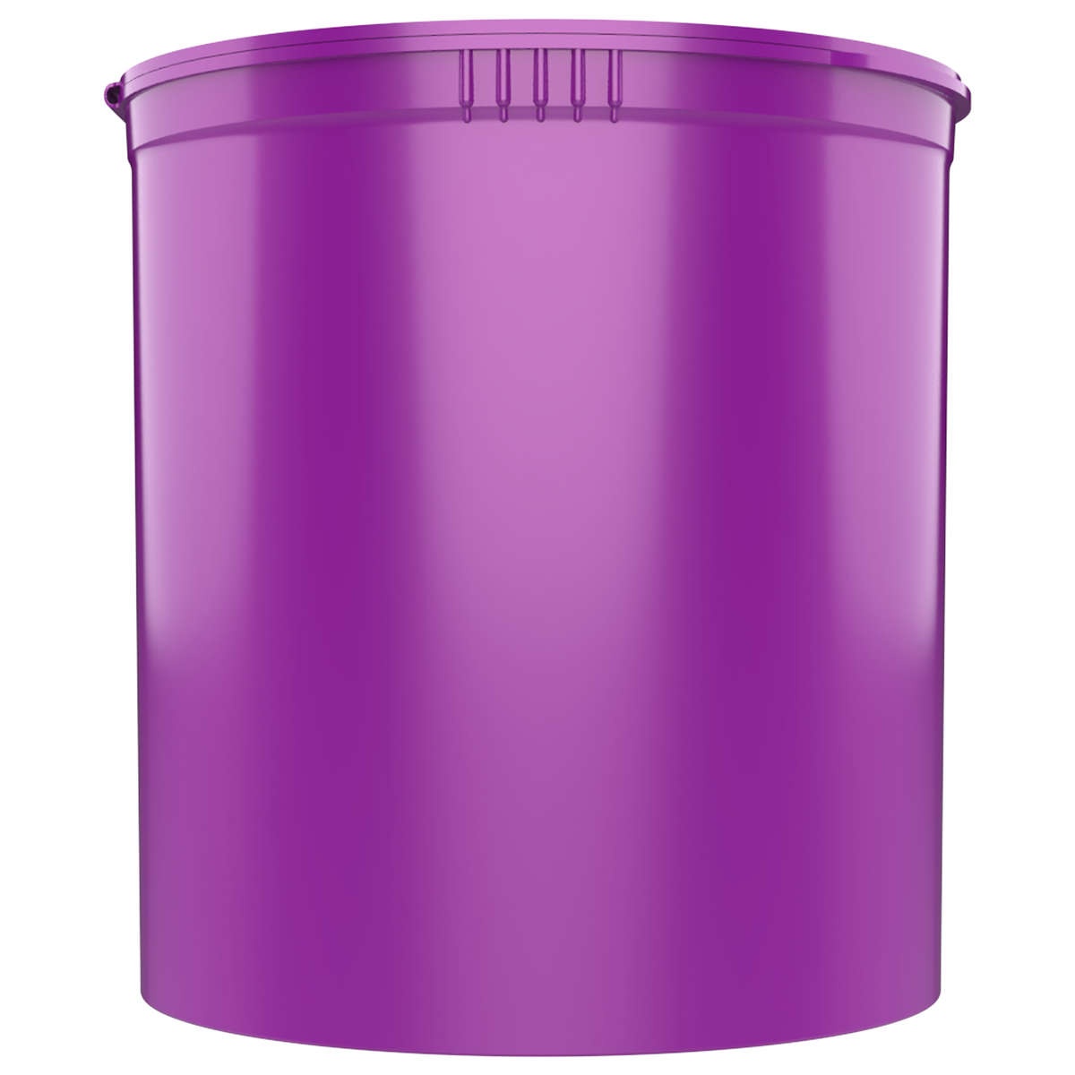90 Dram Child Resistant Pop-Top Containers (60 qty) — Opaque Purple