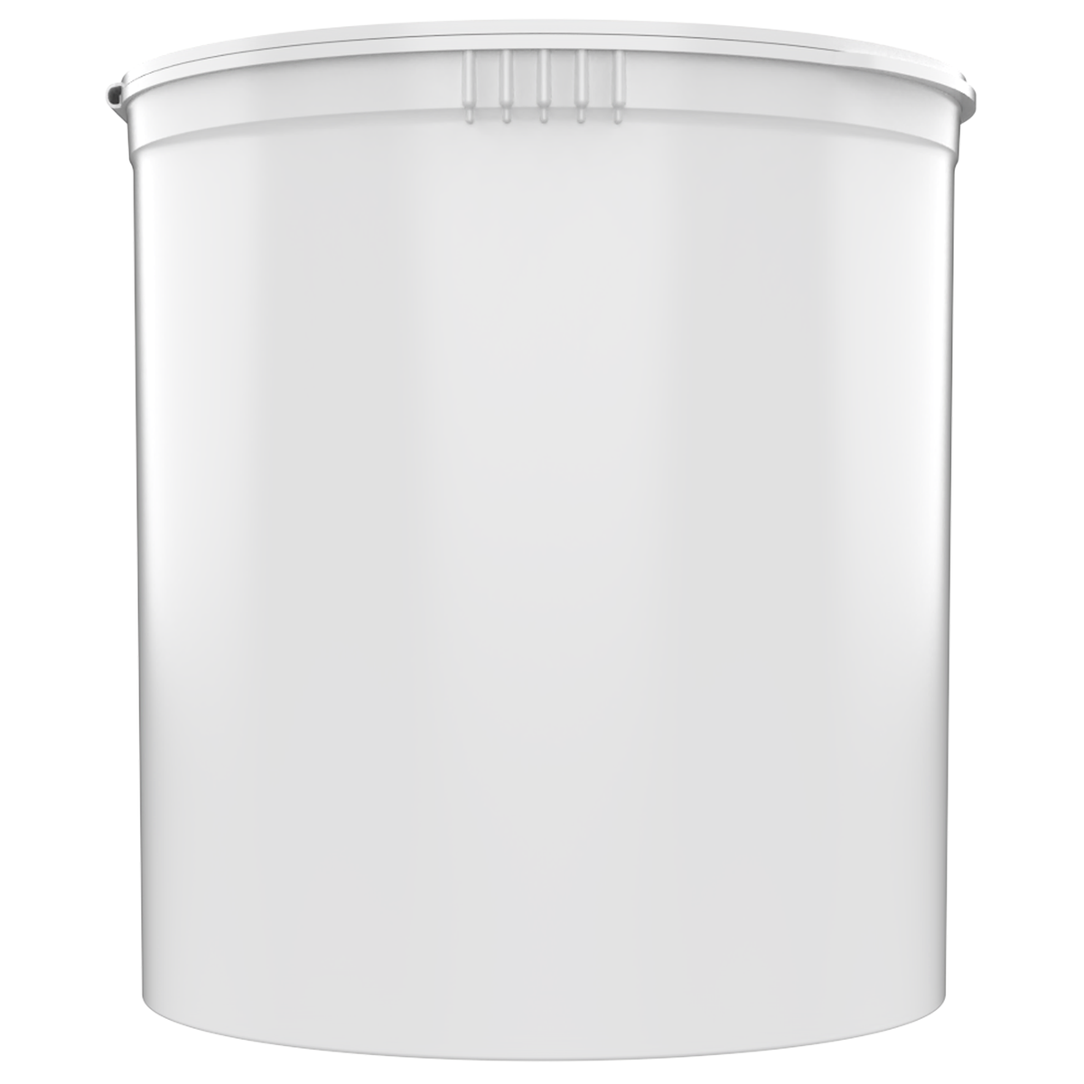 90 Dram Child Resistant Pop-Top Containers (60 qty) — Opaque White