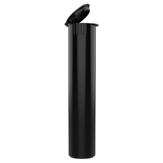 92mm CR Slim Tubes — Open Lid (675 qty) — Black