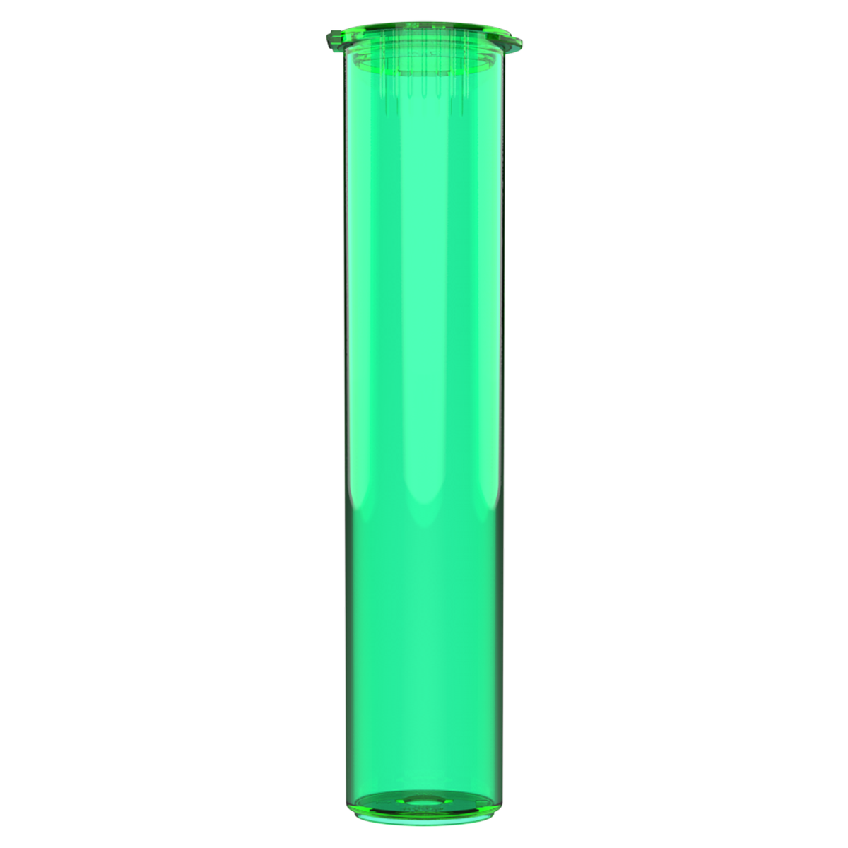 92mm CR Slim Tubes — Closed Lid (700 qty) — Translucent Green