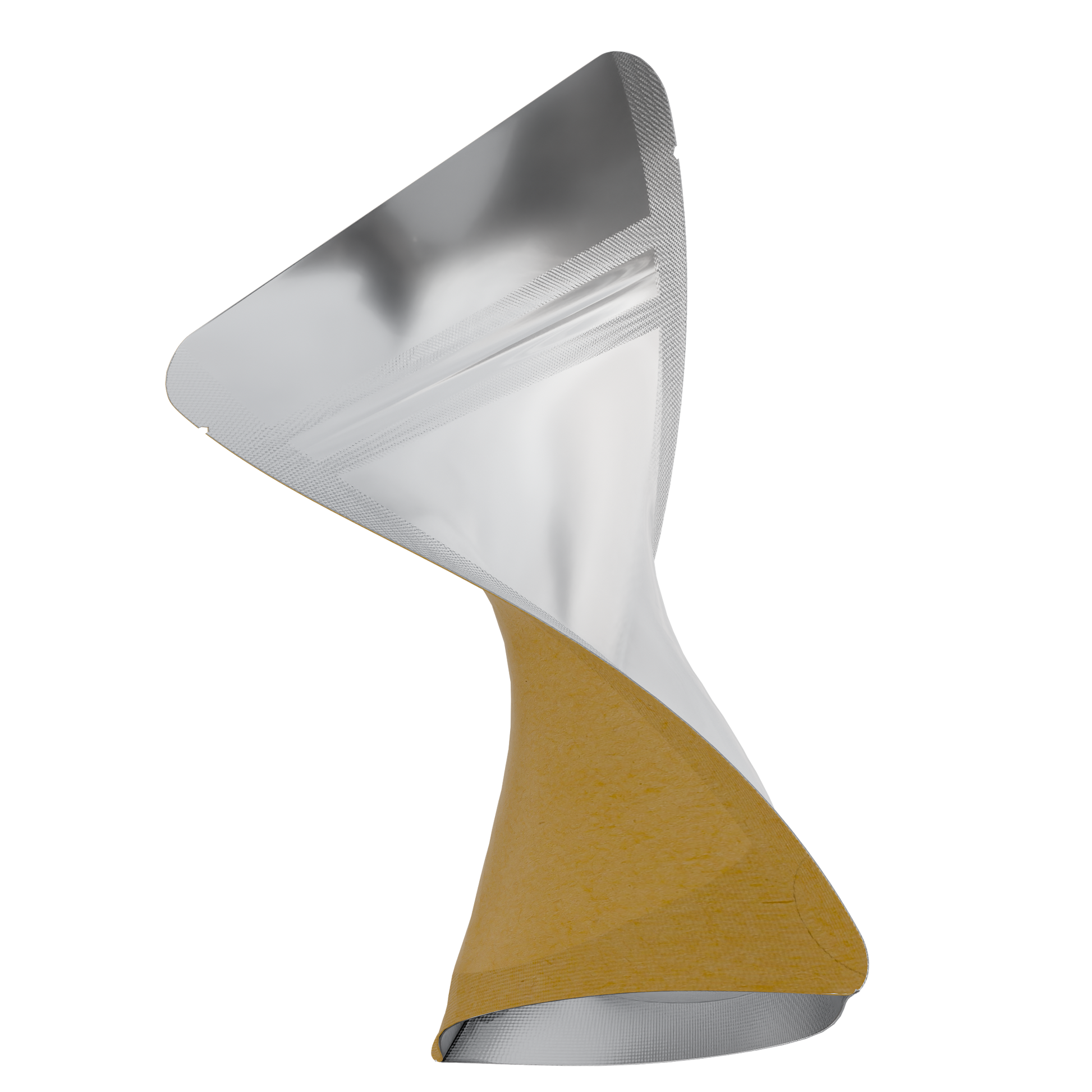 1/8 Ounce 3.5g Mylar Bags - (1000 qty) — Kraft & Clear