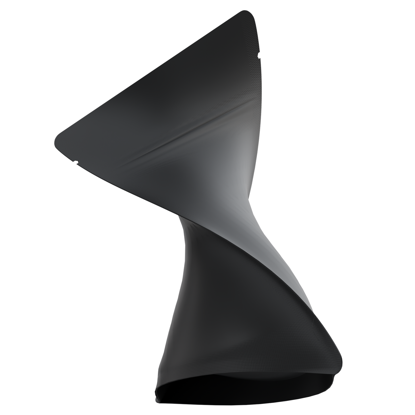 1/8 Ounce 4 X 5 Mylar Bags - (1000 qty) — Matte Black & Matte Black