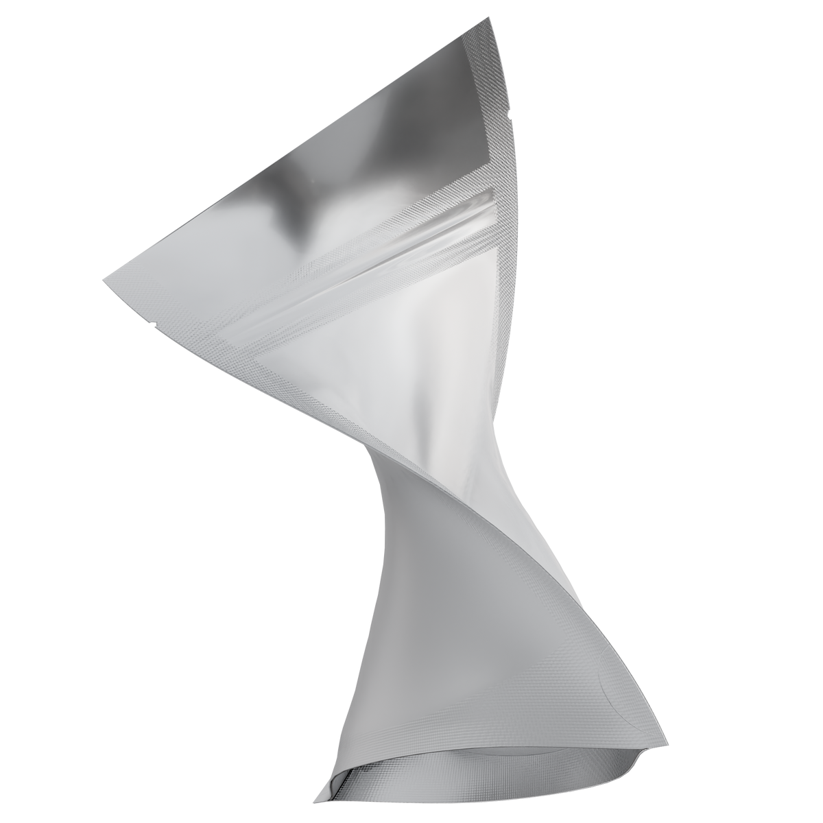 1/8 Ounce Mylar Bags (1000 qty) — Matte White & Clear