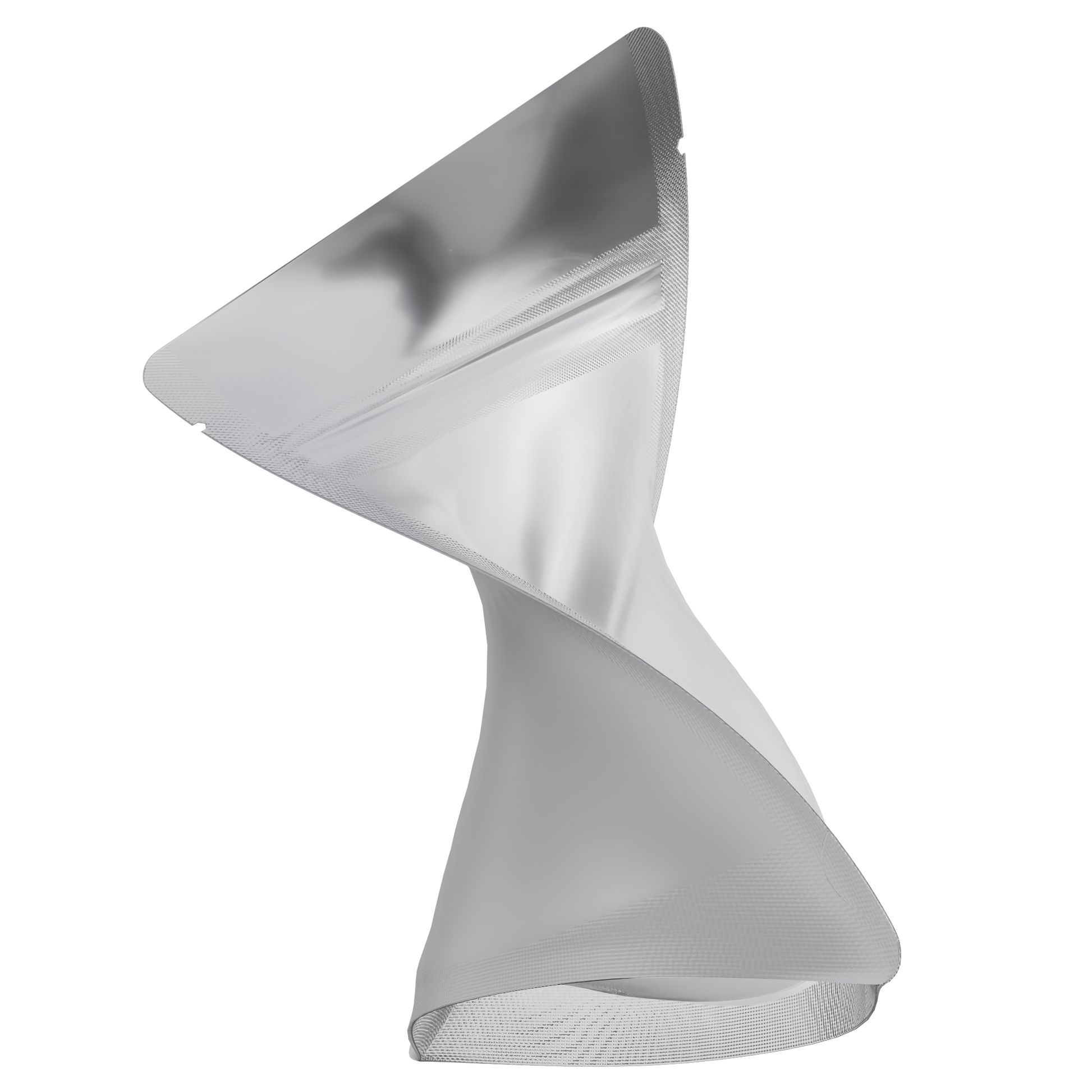 1/8 Ounce 4 X 5 Mylar Bags - (1000 qty) — Matte White & Gloss Clear