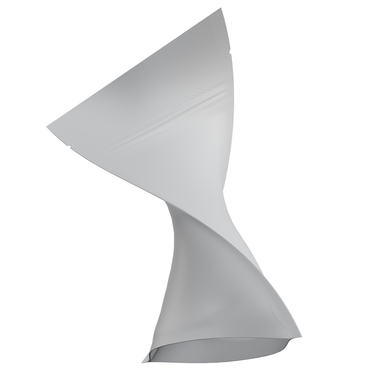 1/8 Ounce Mylar Bags (1000 qty) — Matte White & Matte White