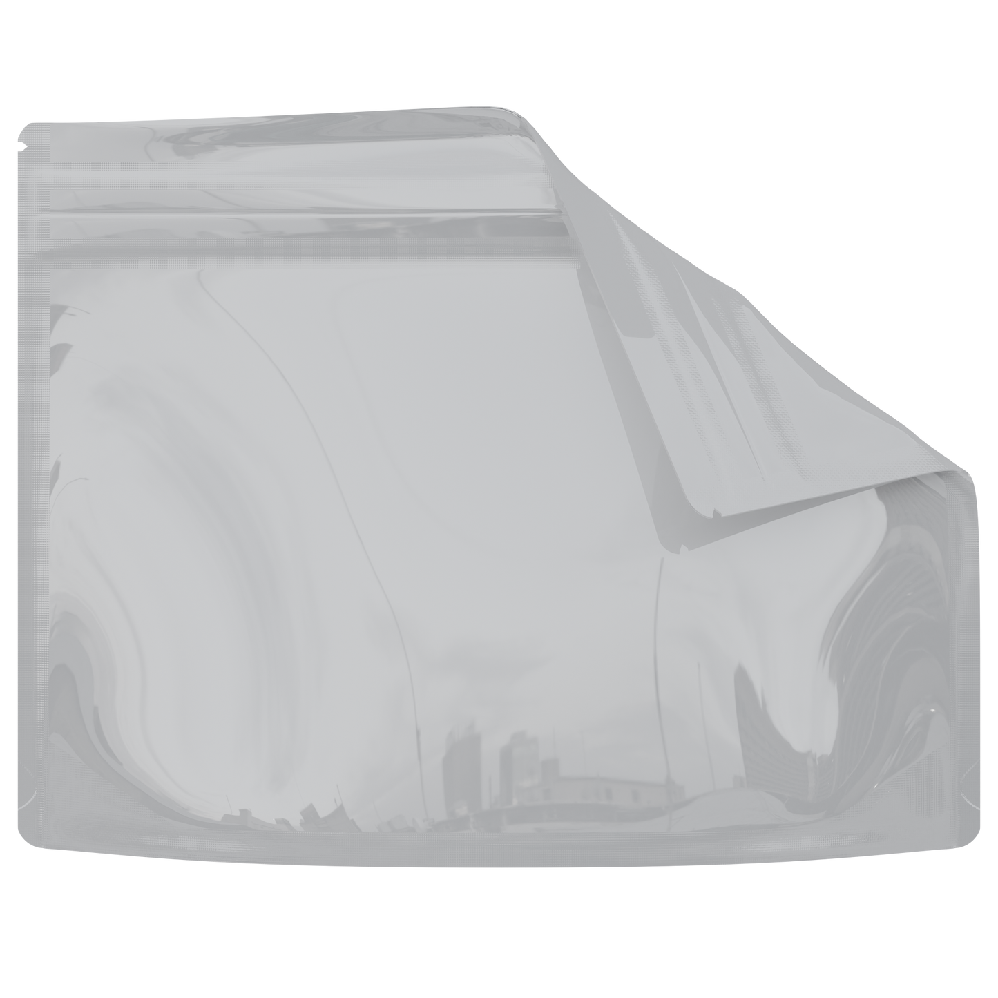 Large 12x9" CR Gusset Bags (800 qty) — Gloss White Opaque