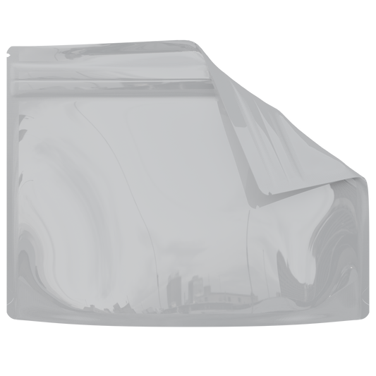 Large 12x9" CR Gusset Bags (800 qty) — Gloss White Opaque