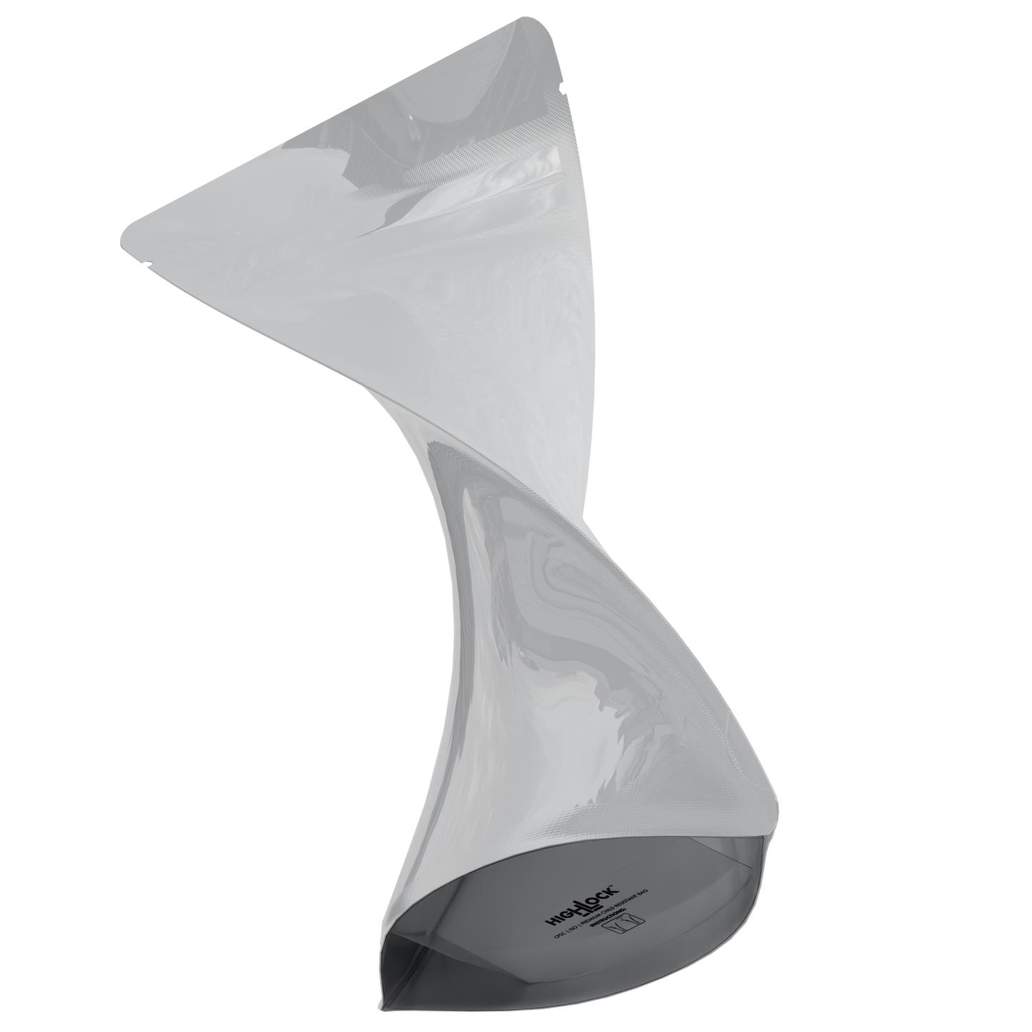 1/2 Oz (14g) CR Gusset Bags (1,000 qty) — Gloss White / Gloss White