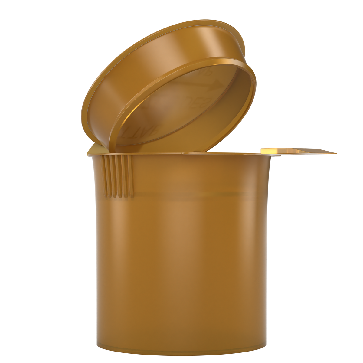 6 Dram Child Resistant Pop-Top Containers (300 qty) — Opaque Gold