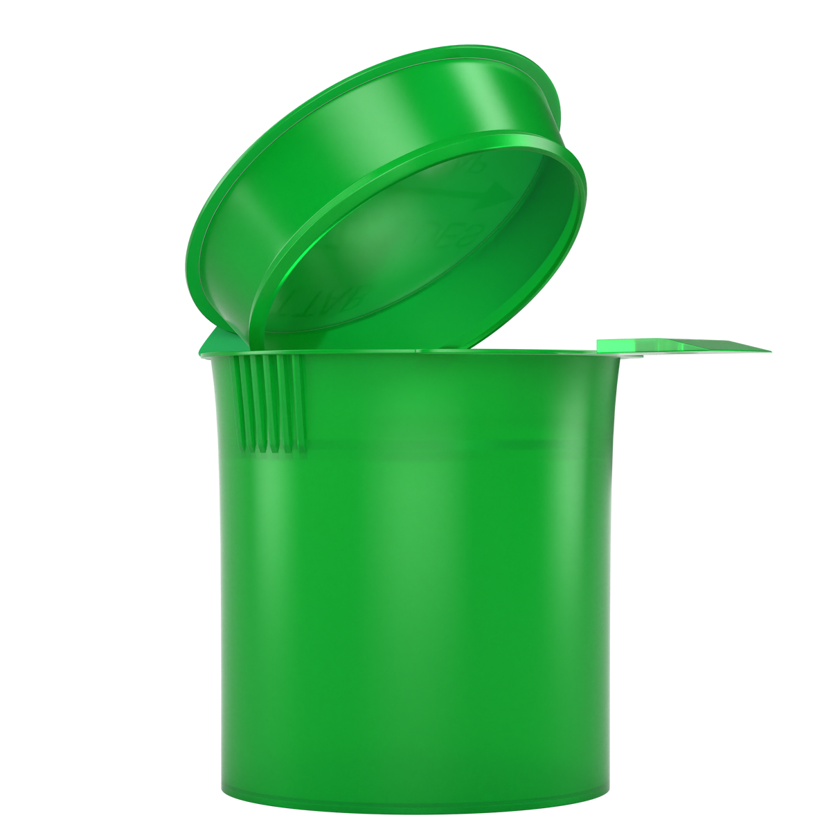 6 Dram Child Resistant Pop-Top Containers (300 qty) — Green