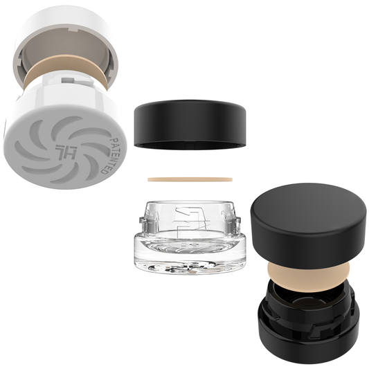 Glass Concentrate Jar — 5ML (400 qty) — Black Cap