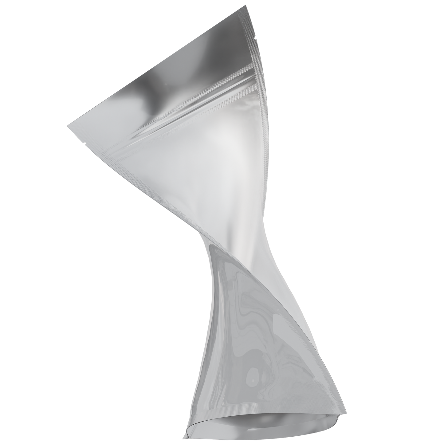 1/2 Ounce Mylar Bags (1000 qty) — Gloss White & Clear