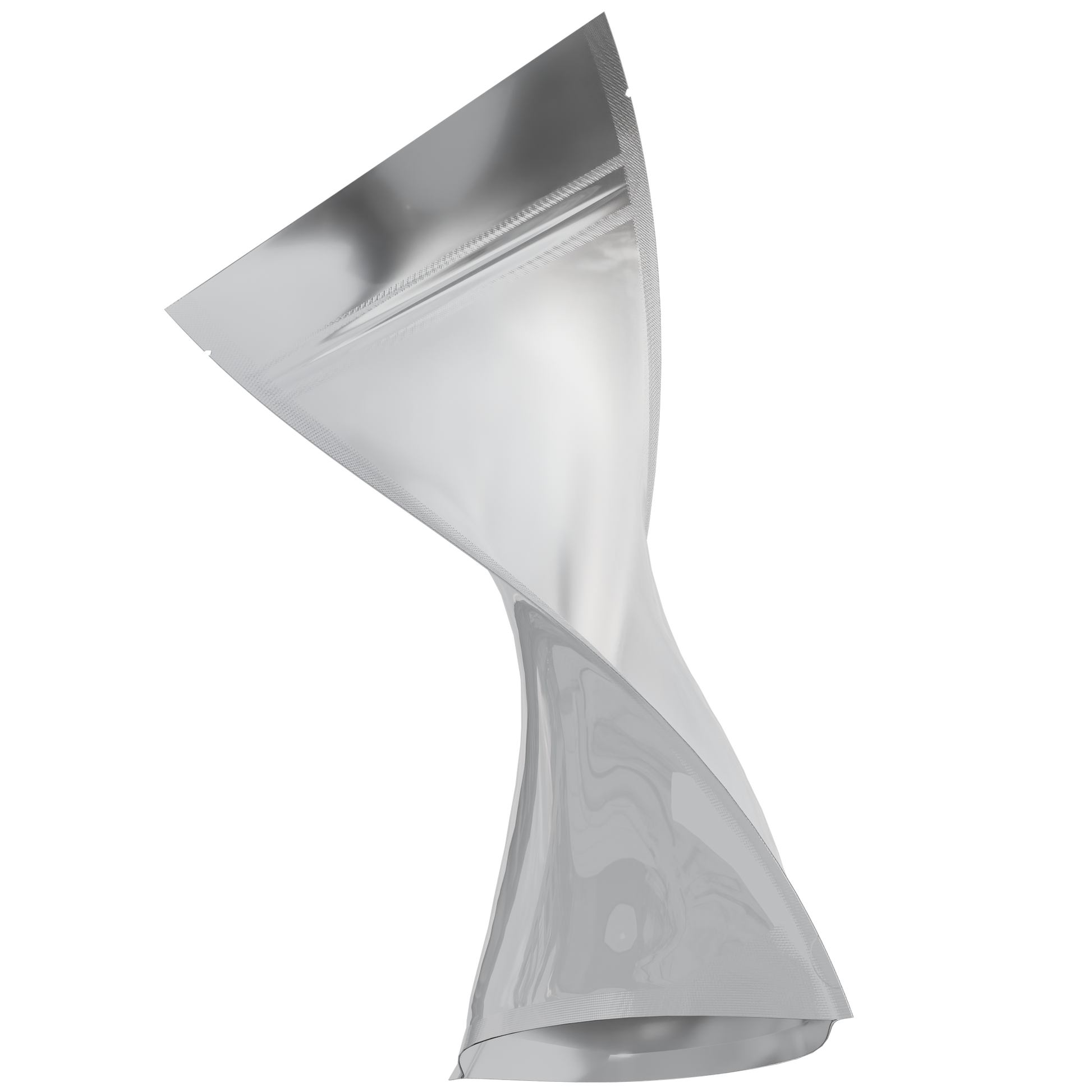 1/2 Ounce Mylar Bags (1000 qty) — Gloss White & Clear
