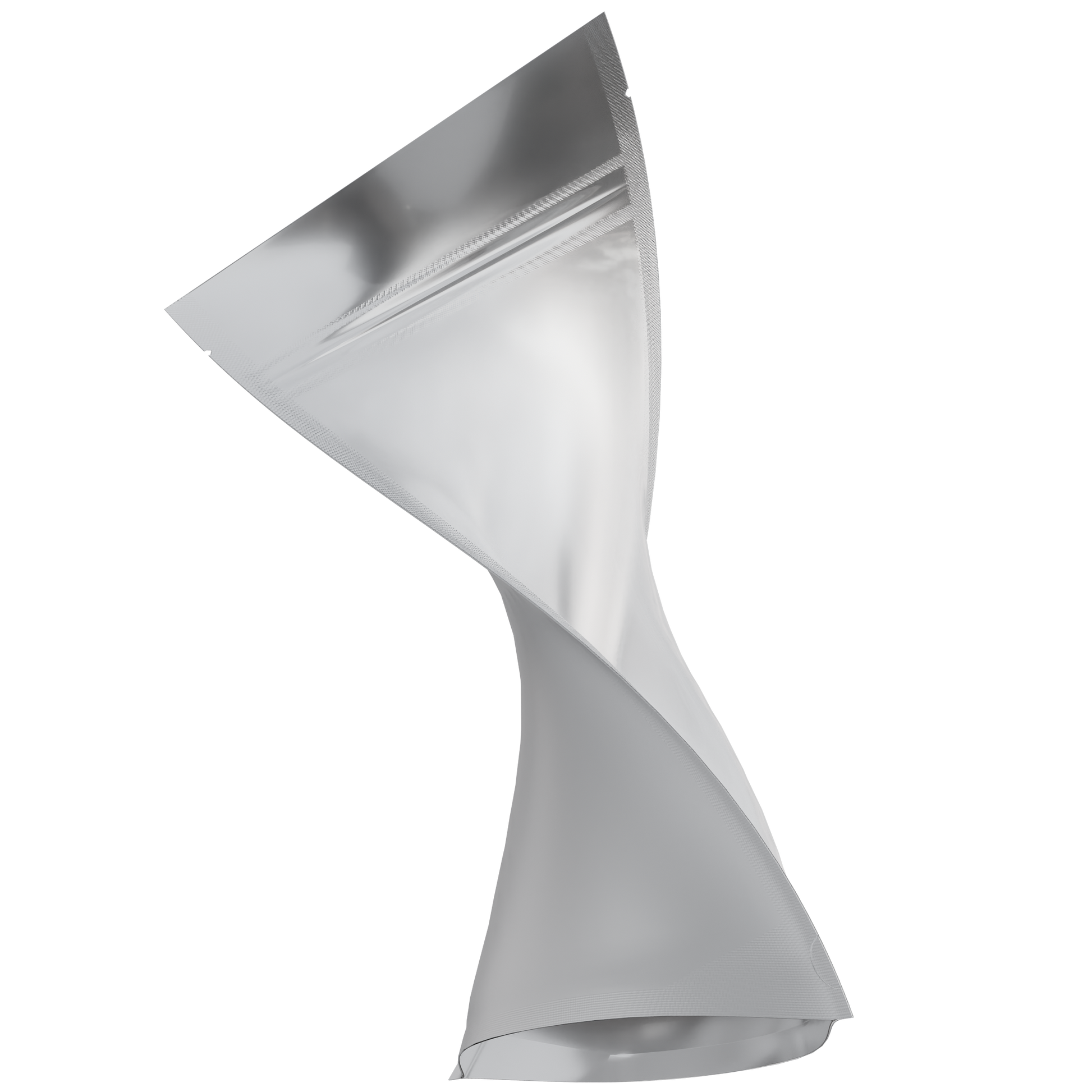 1/2 Ounce Mylar Bags (1000 qty) — Matte White & Clear