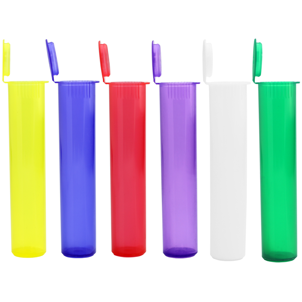 92mm CR Slim Tubes — Closed Lid (700 qty) — Translucent Mix