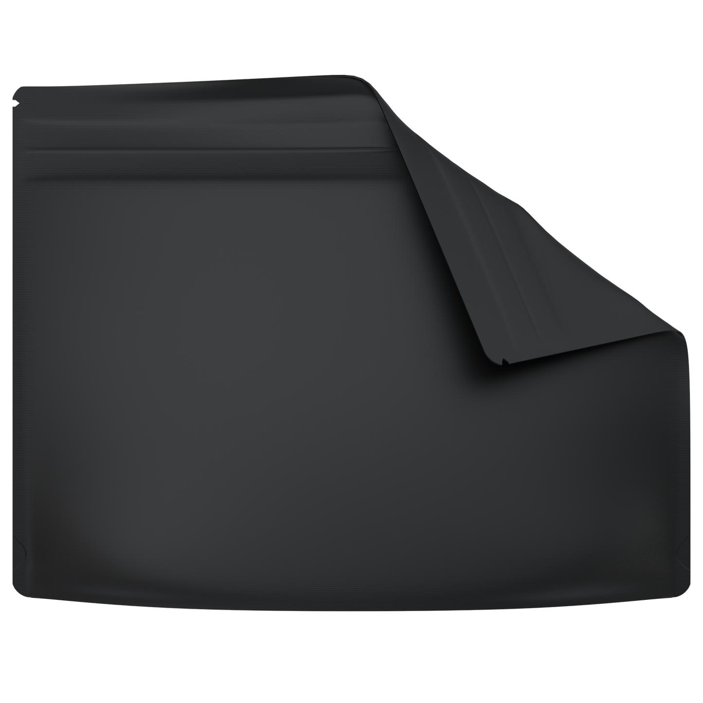 Large 12x9" CR Gusset Bags (800 qty) — Matte Black Opaque